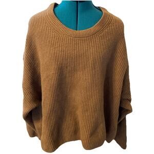 Gap Womens 2XL Sweater Cocoa Powder Long Sleeve Preppy Business Casual